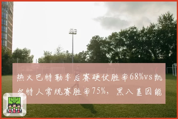 热火巴特勒季后赛硬仗胜率68%vs凯尔特人常规赛胜率75%，黑八基因能否复刻