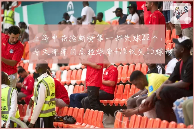 上海申花抢断榜第一却失球22个，与天津津门虎控球率47%仅失15球形成对比